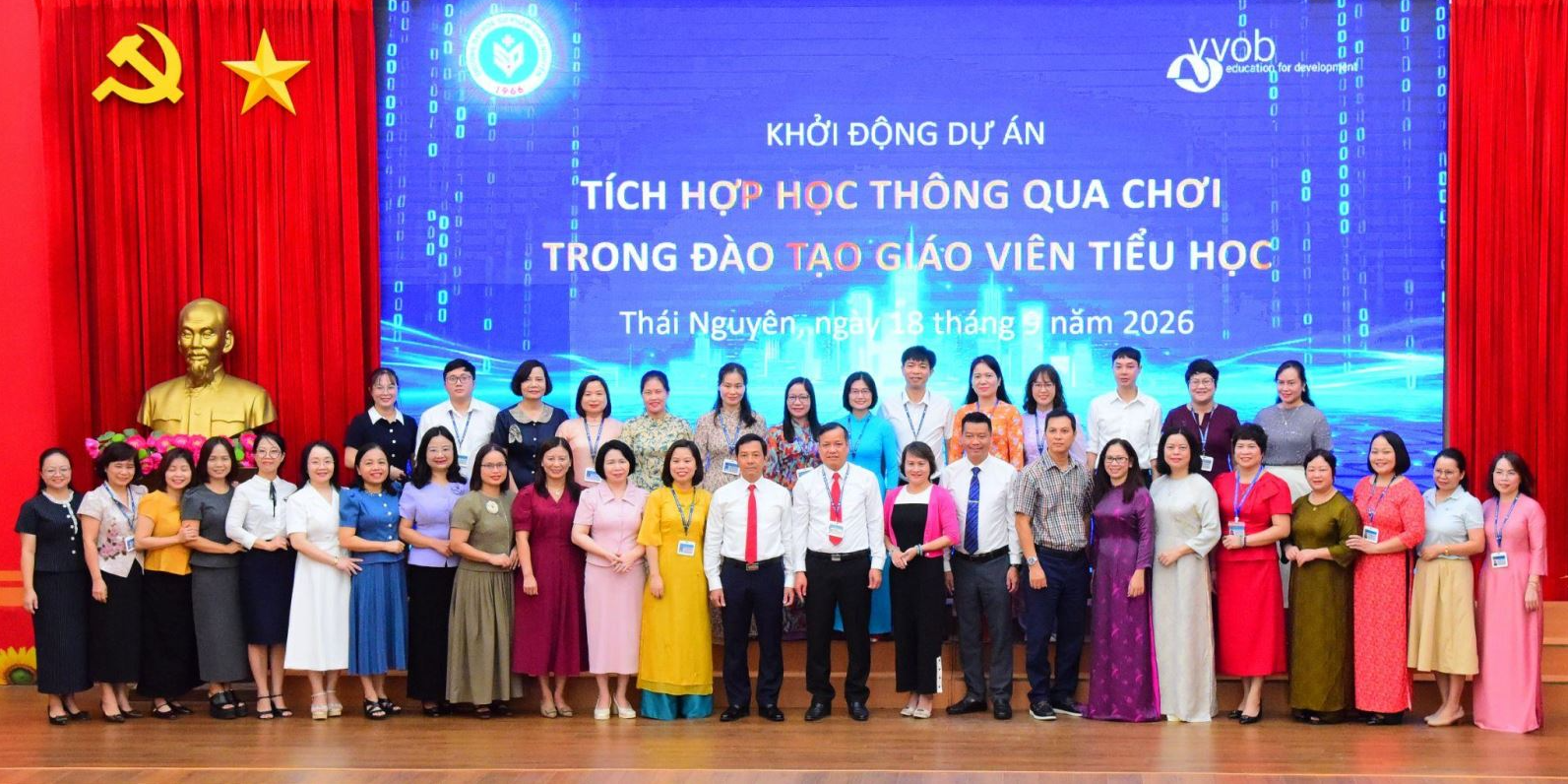 Trường Đại học Sư phạm - Đại học Thái Nguyên tổ chức Chương trình Khởi động Dự án “Tích hợp Học thông qua Chơi trong đào tạo giáo viên tiểu học” (PlayHi)