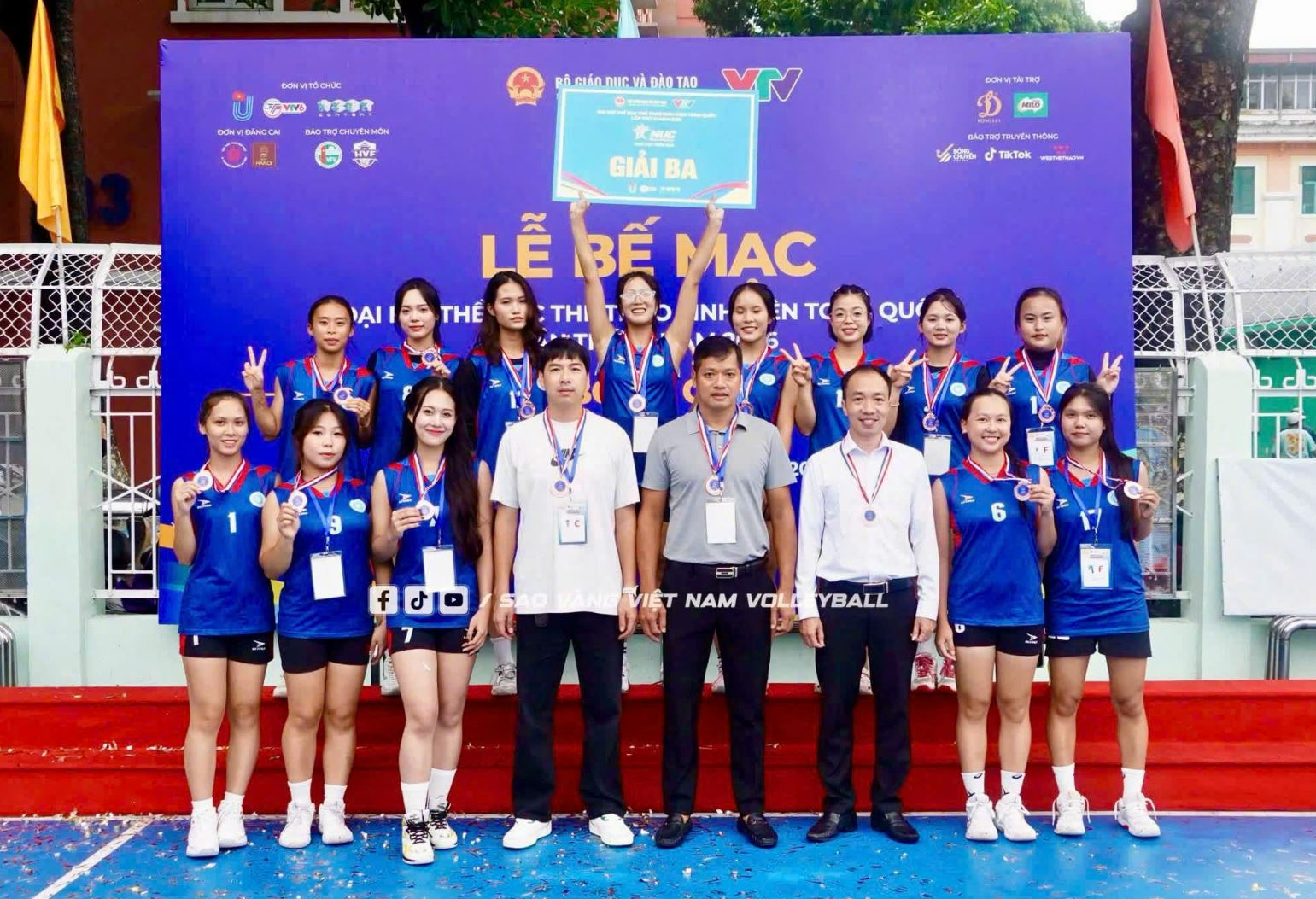 Đội tuyển Bóng chuyền nữ TNUE xuất sắc giành Huy chương Đồng, hướng tới vòng Chung kết toàn quốc tại Đại hội Thể thao sinh viên toàn quốc lần thứ VI năm 2026