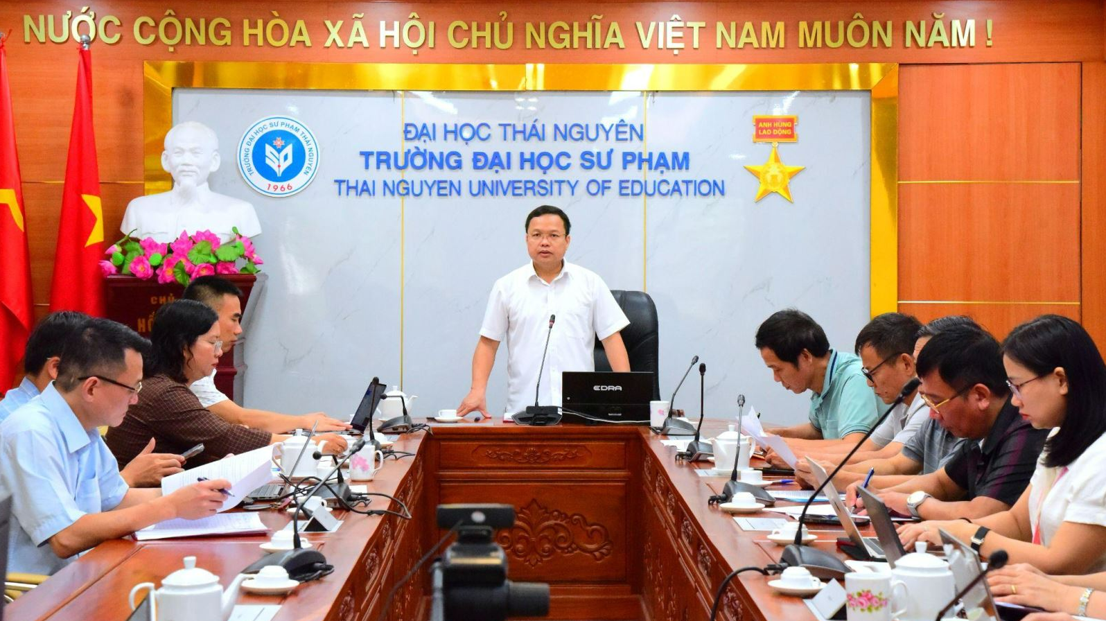 Trường Đại học Sư phạm - Đại học Thái Nguyên  tổ chức họp Ban liên lạc cựu sinh viên nhân dịp kỷ niệm 60 năm  Ngày truyền thống Nhà trường